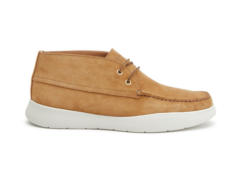 Frau Scarpe Estive a mezza altezza tomaia Camoscio marrone sigaro 13D4