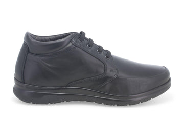Melluso uomo scarponcino casual classico in pelle nera U41115-219274