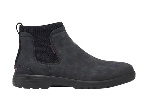 Hey Dude Scott grip stivaletti beatles uomo nero grigio