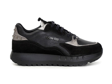 CafèNoir donna sneakers borchie tomaia pelle nero C1DH1010-N001