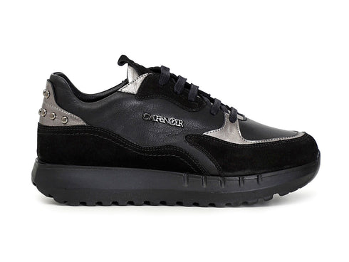 CafèNoir donna sneakers borchie tomaia pelle nero C1DH1010-N001