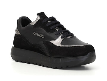 CafèNoir donna sneakers borchie tomaia pelle