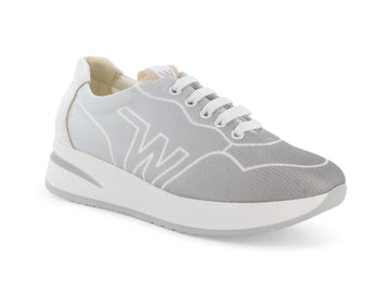 Melluso Women's Summer Lace-up Sneakers in Fabric