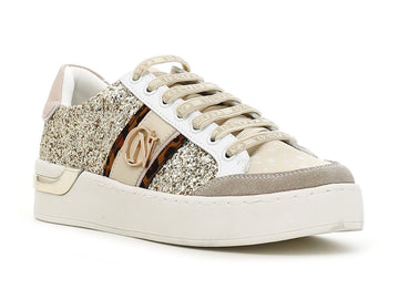 CafèNoir donna sneakers stringate in glitter