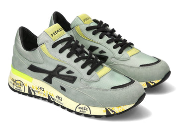 Premiata Django men's suede fabric sneakers