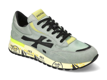 Premiata Django men's suede fabric sneakers