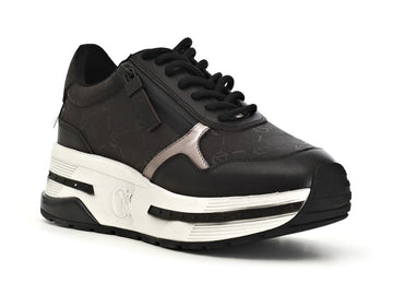 CafèNoir sneakers cerniera lampo tomaia pelle