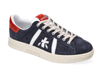 Premiata Russell men's sneakers suede upper