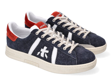 Premiata Russell men's sneakers suede upper