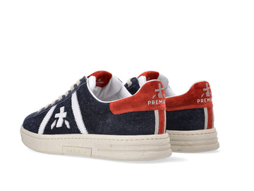 Premiata Russell men's sneakers suede upper