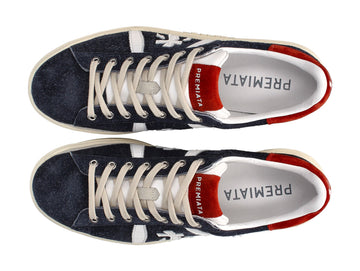 Premiata Russell men's sneakers suede upper