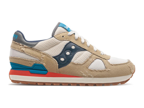 Saucony Shadow uomo in tessuto vintage beige bianco S70636-2