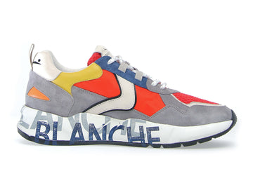 Voile Blanche sneakers multicolore Club 16 grigio rosso arancione