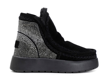 CafèNoir stivaletti micro strass tomaia camoscio nero C1DZ6140-N001