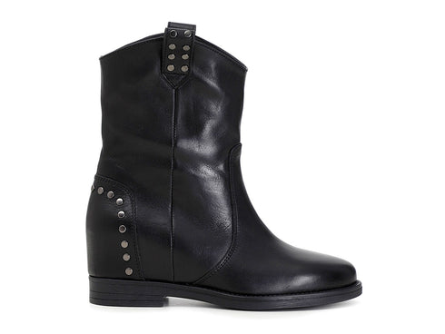 CafèNoir stivaletti zeppa interna tomaia pelle nera C1HC1705-N001