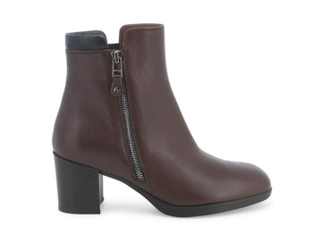 Melluso stivaletti comfort zip esterna pelle marrone Z240B-218933