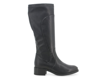 Melluso stivali tacco medio donna in pelle nera K91854B-216799