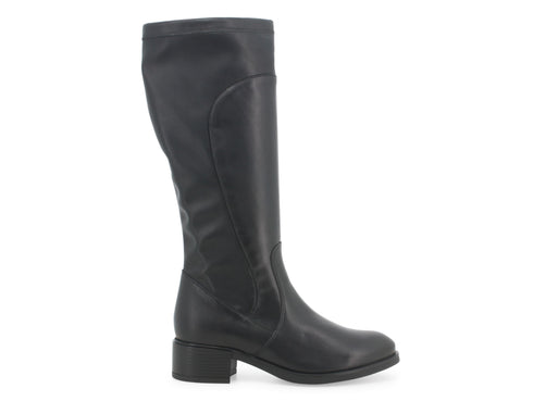 Melluso stivali tacco medio donna in pelle nera K91854B-216799