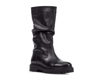 Geox Bleyze women's leather boots with zip
