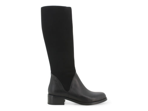 Melluso stivale tacco basso con cerniera lampo nera K37005-217650
