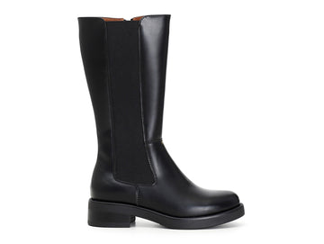 CafèNoir stivali elastico e zip similpelle C1EA9705-N001