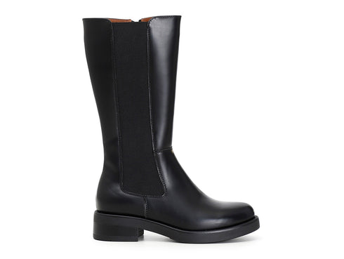 CafèNoir stivali elastico e zip similpelle C1EA9705-N001
