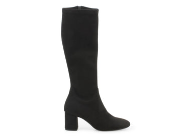 Melluso stivali tessuto elasticizzato camoscio nero Z410B-218589