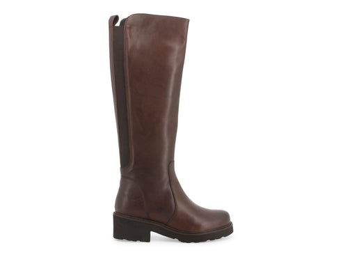 Melluso stivali gambale elastico tomaia pelle marrone 034305-217197