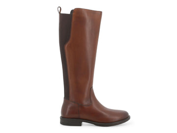 Melluso stivale tacco basso pelle elastico marrone K36014-217473