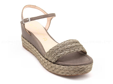 Unisa sandalo con zeppa donna bronzo