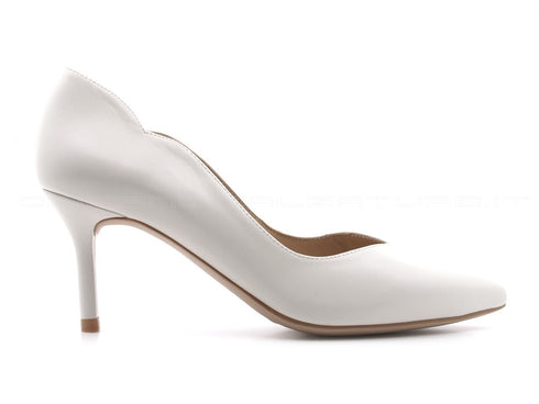 Unisa décolleté sposa punta sfilata donna bianco