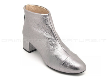 Unisa tronchetti con zip donna argento