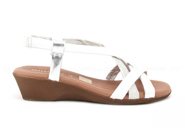 Valleverde sandali zeppa comoda donna bianco