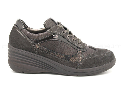 Valleverde scarpe stringate donna grigio