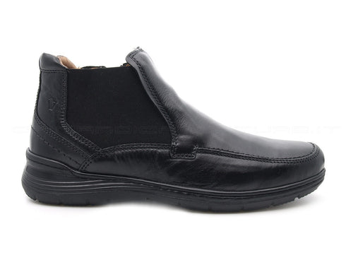 Valleverde uomo stivaletti con zip uomo nero