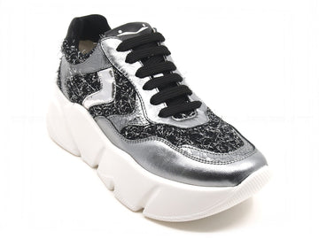 Voile blanche donna sneakers monster donna argento