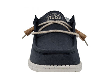 Hey Dude Mens Spring Summer Wally Break Stitch Navy